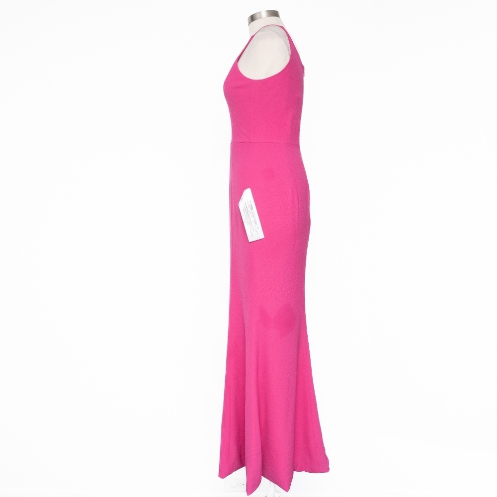 Dress The Population. Iris Slit Crepe Gown. - Picture 6 of 15
